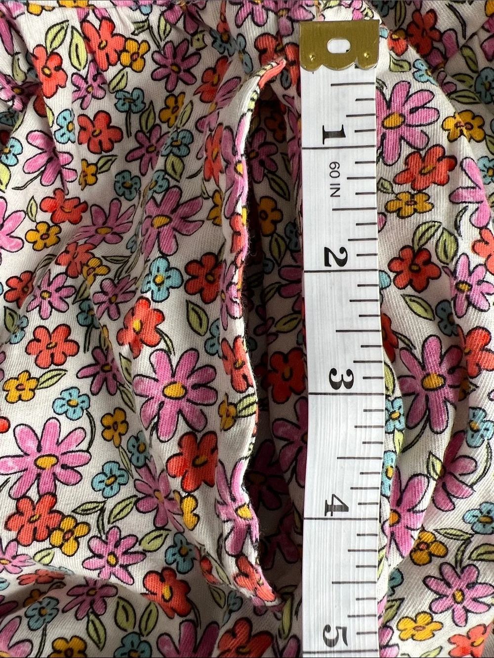 Old Navy l Cotton White Floral Tiered Dress Multi-Color Flowers #867463-01 Sz M